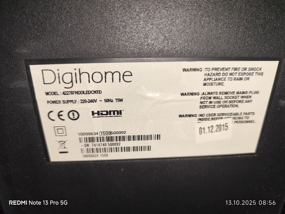 Televizor DigiHome 108 cm
