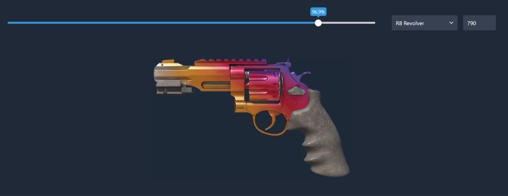 CS GO Кс Го скин Mac-10 Fade FN 100%
