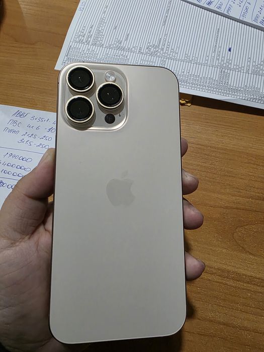 iPhone 16 Pro Max 256gb, 100%, 2 sim