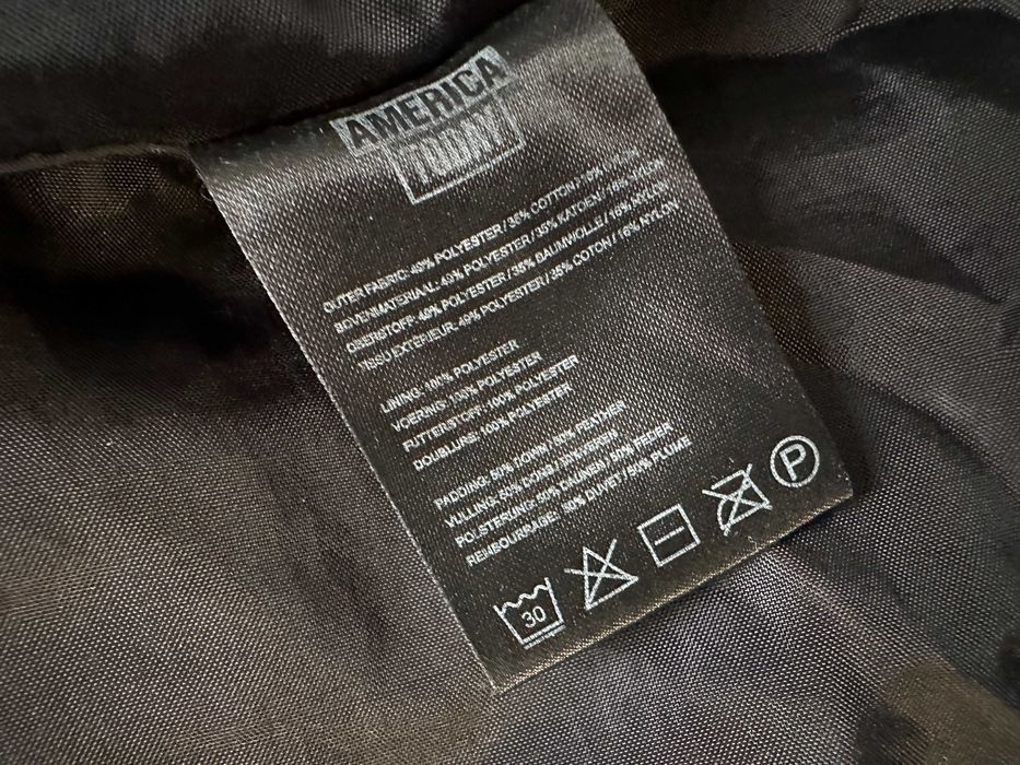 Geaca Parka AMERICA TODAY Umplutura Pene Negru Barbati | Marime L