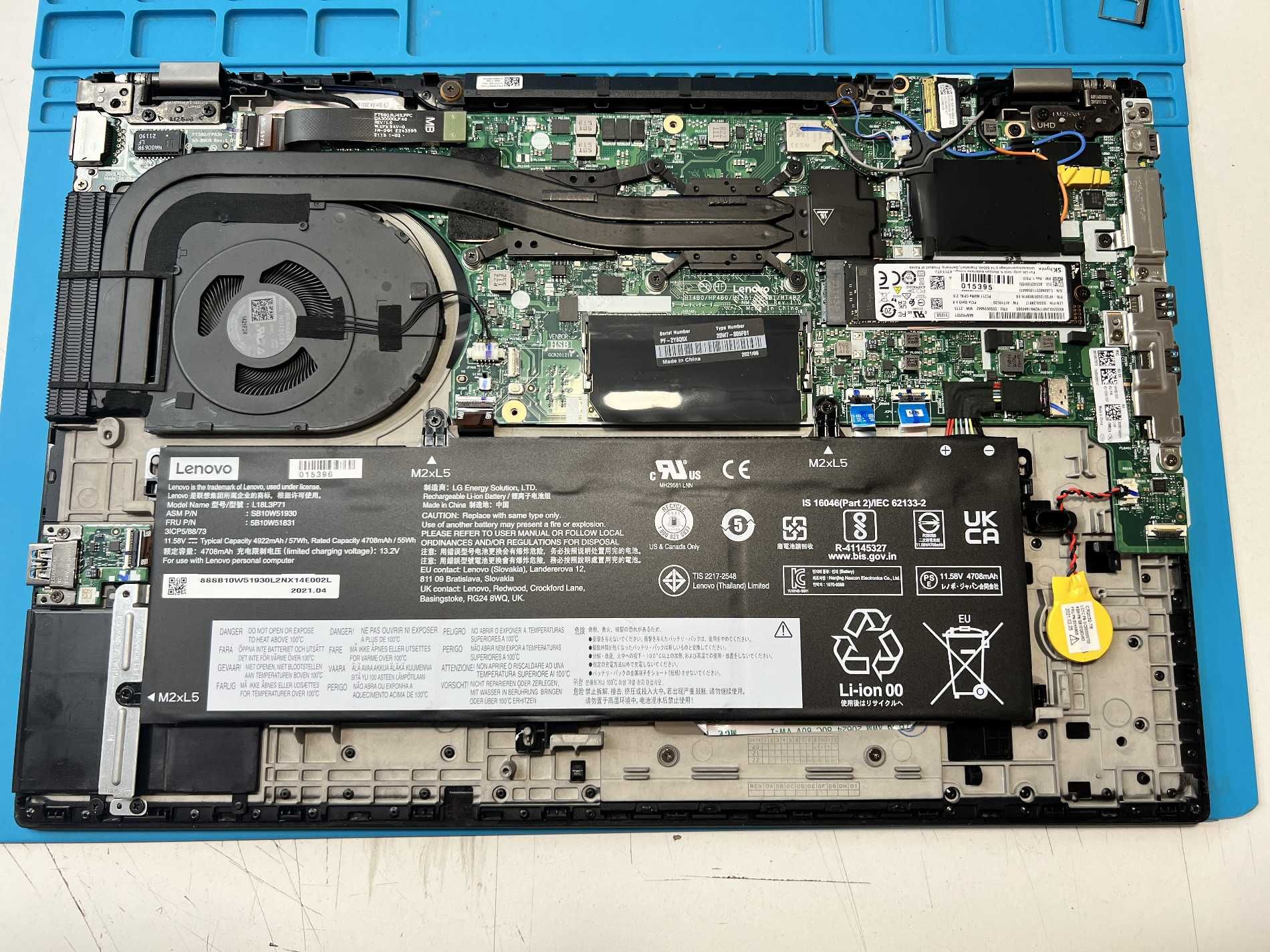 Lenovo ThinkPad P15s G2 15.6" 4K i5-1145G7 16GB 510GB/-> Отличен
