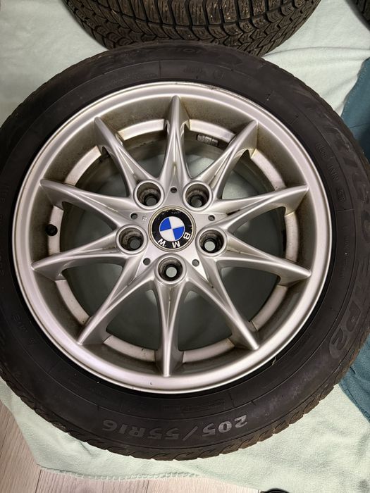 Jante BMW E46 Style 105 (7J ET47) 205/55 r16 cu anvelope de iarna