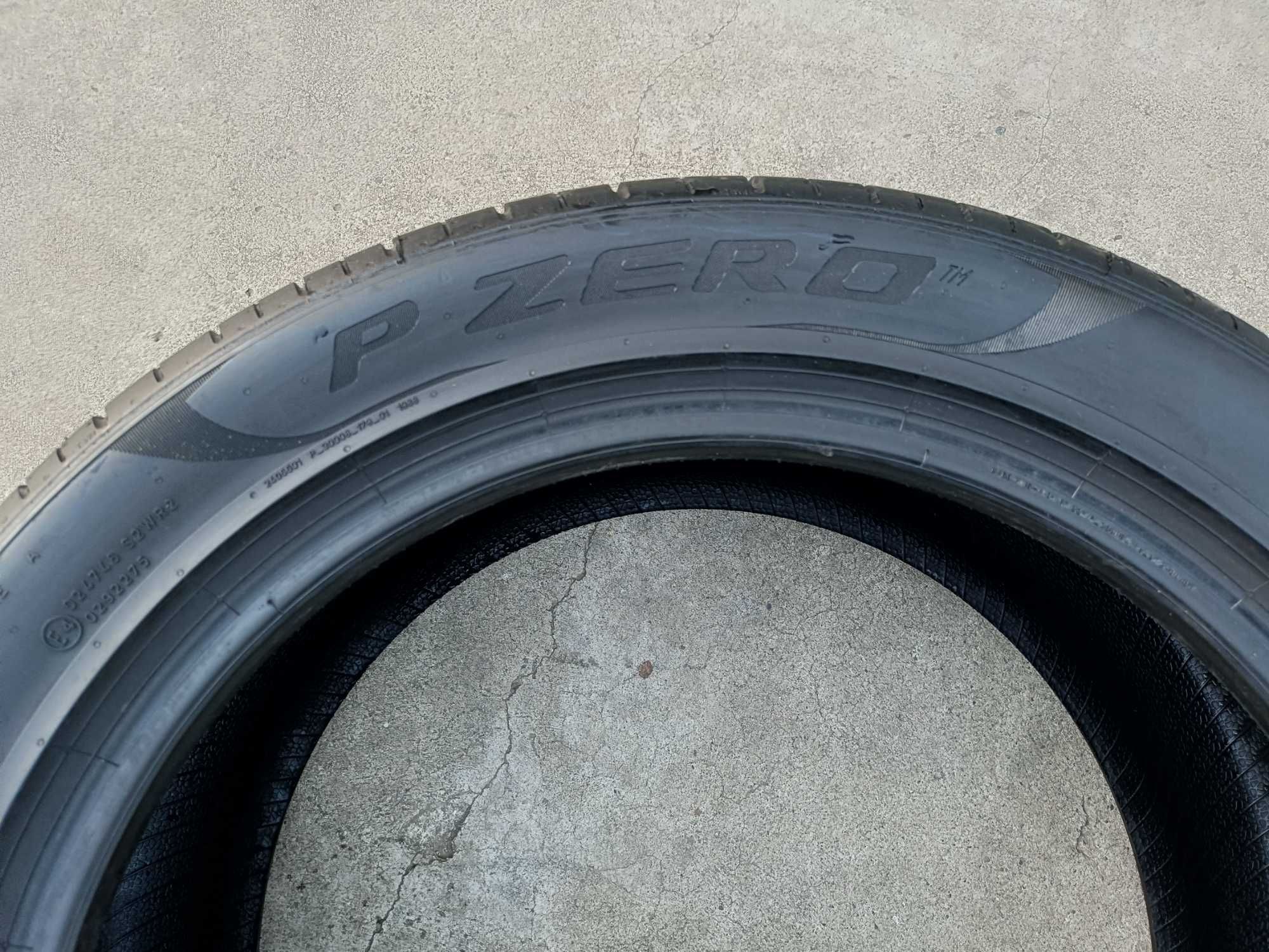 Doua anvelope vara 245 45 18 pirelli p zero pz4 profil de 7,8 mm