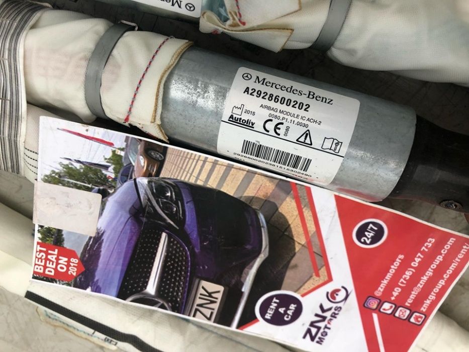 Mercedes Benz airbag volan pasager cortina genunchi W222 W221 W213