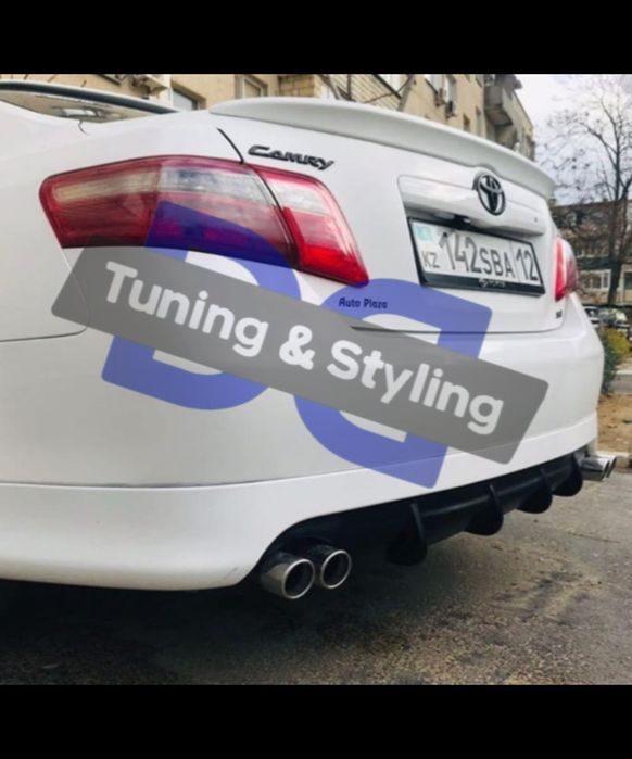 Юбка Накладка Пороги Тойота Камри 40-45