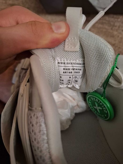 Balenciaga tracks white, marimea 43