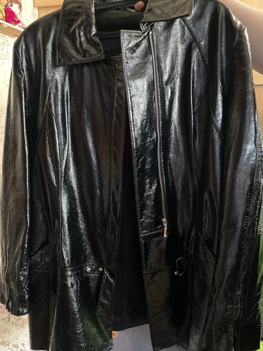 куртка коженая 4хл