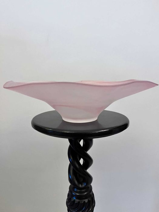 Centru de masa fructiera bibelou bibelouri foarte mare cristal Murano