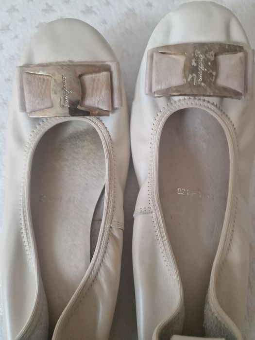 Balerini superbi feragamo 41 piele naturala