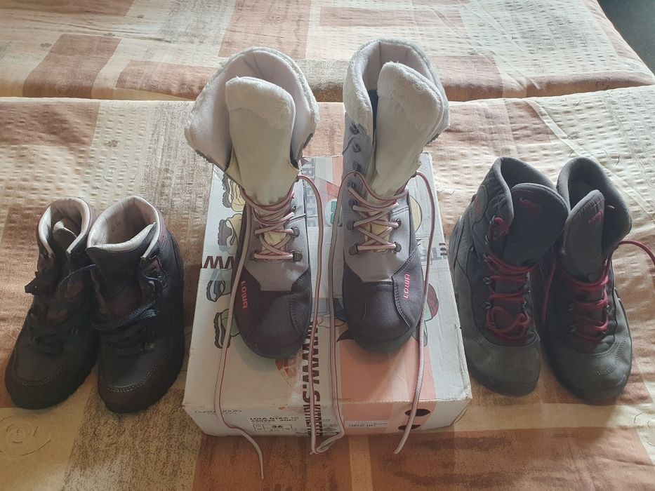 Обувки Lowa, номера 38,5 , 39 и 36.