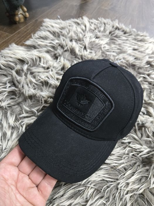 Șapcă Dsquared2 Flag full Black Premium