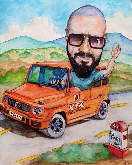 Caricatura poveste cadou