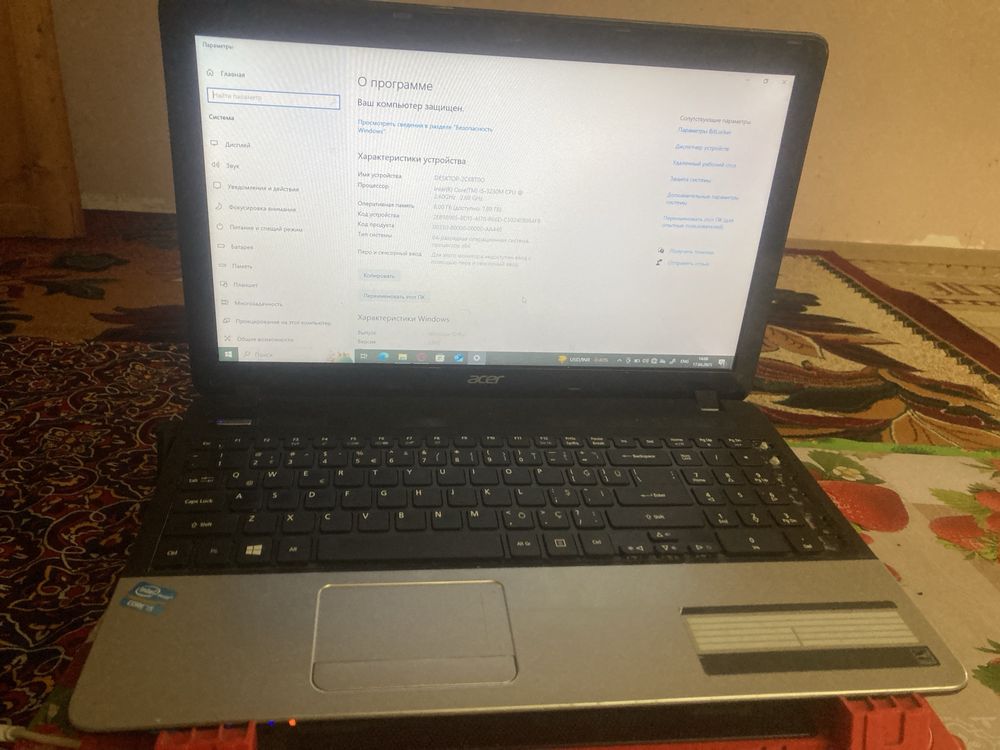 ACER ASPİRE E1-571. İntel core İ5. 500gb