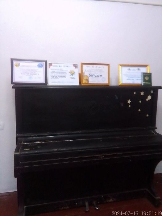 Пианино октобер сифати зор