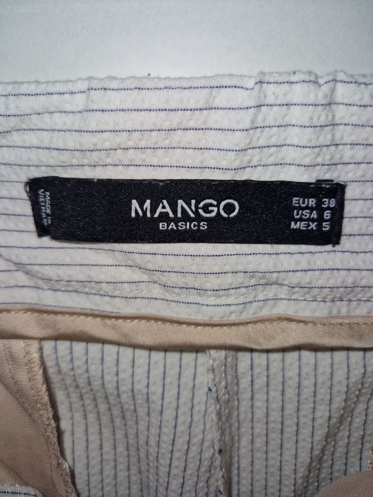 Pantaloni Mango dungi