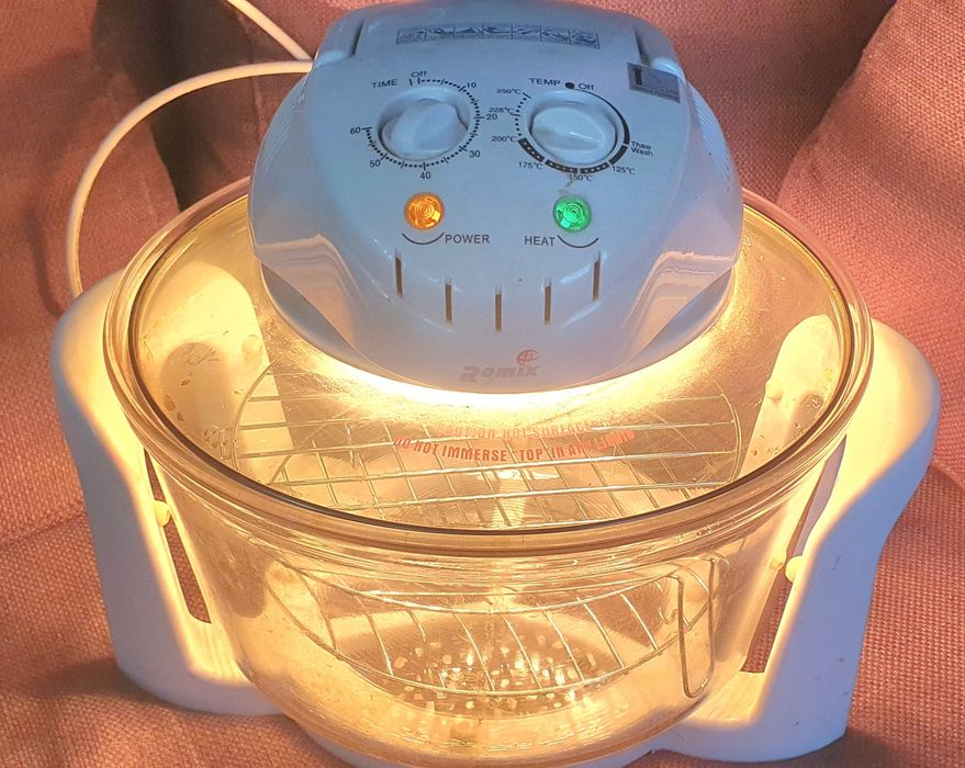 Cuptor halogen VisiCook 1200W cu vas de sticla
