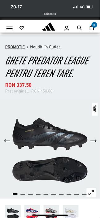 Ghete de Fotbal Adidas Predator