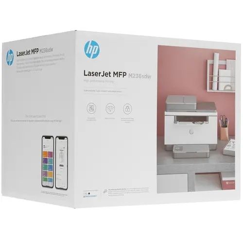 Новый Принтер HP LaserJet M236sdw (МФУ, лазерный, ч/б, A4).