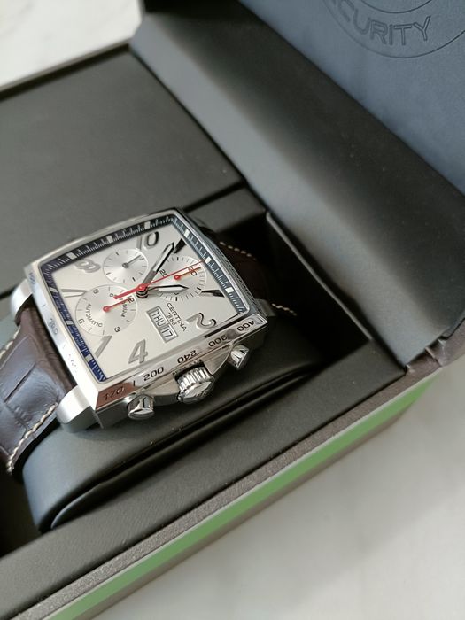Certina DS Podium Chronograf Square Automatic Valjoux 7750