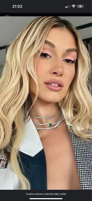 Set colier si cercei argint colectie deja vu