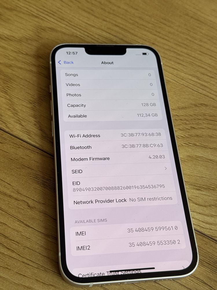 Бартер iphone 13 128gb 100% гаранционен
