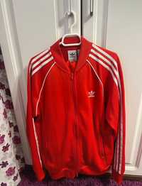 Trening Adidas sst rosu bluza l pantaloni m