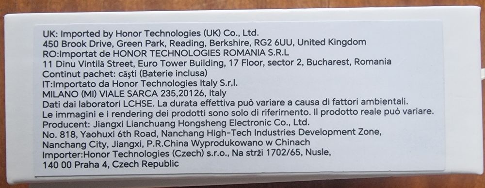 HONOR CHOICE Earbuds Clip /безжични слушалки/