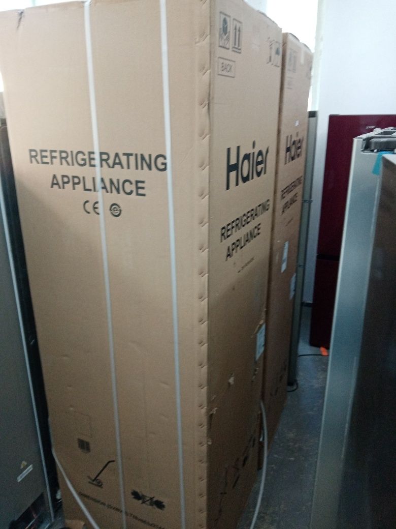 Combina frigorifica Haier HDPW5620BNPK