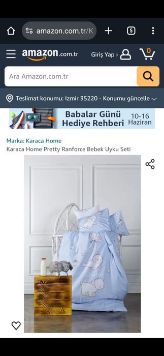 Постельное бельё Karaca Home Турция в детскую кроватку