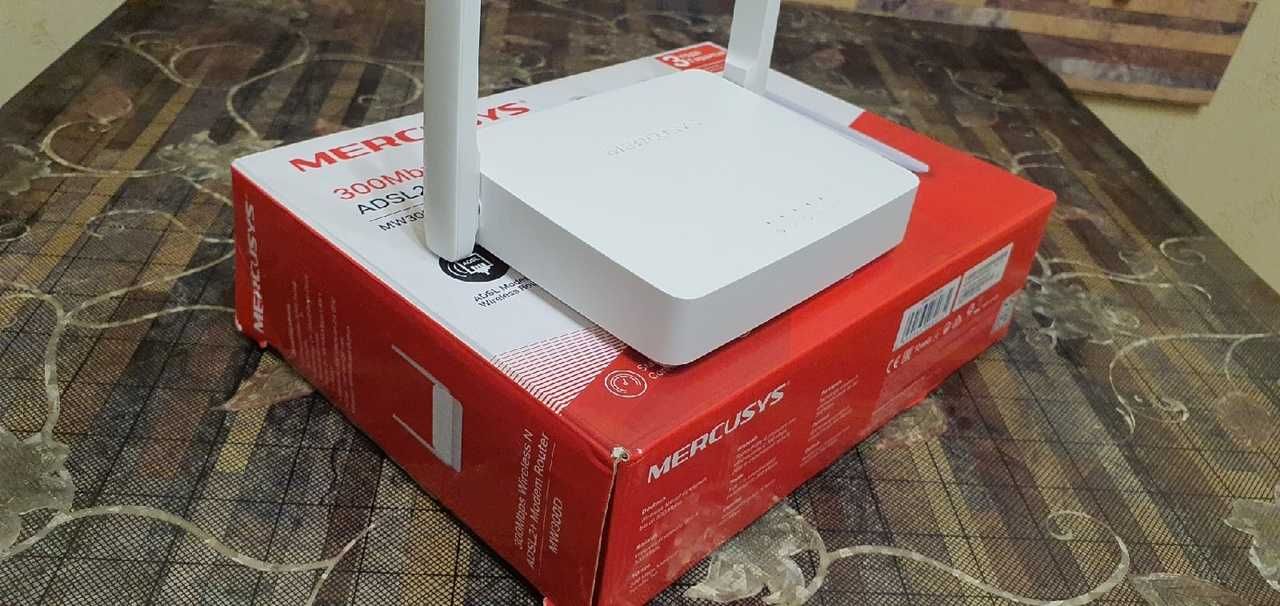 Роутер ADSL2+ Mercusys MW300D  Казахтелеком