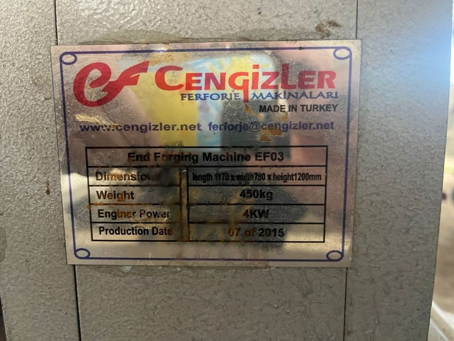 Mașină de roluit și amprentat Cengizler