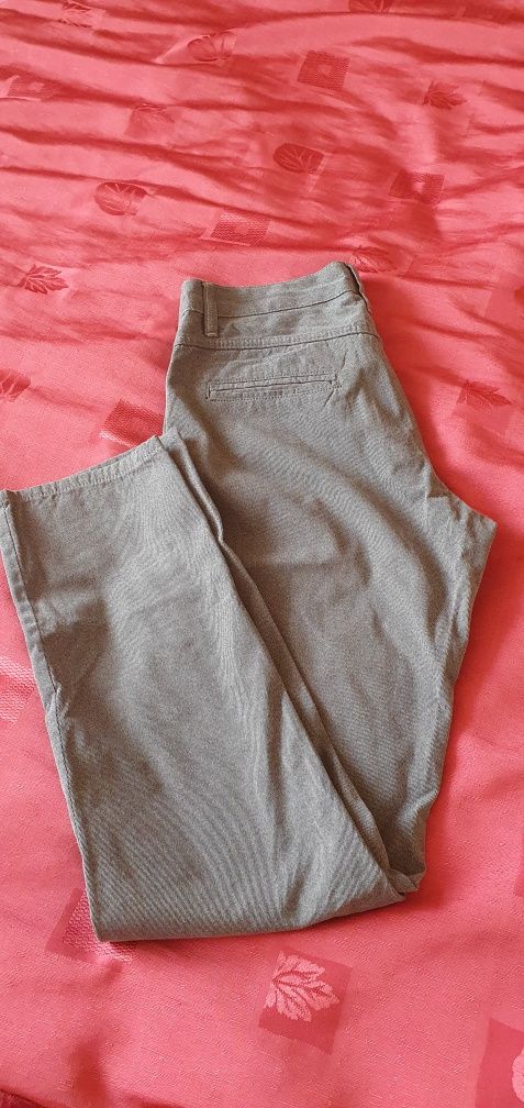 Pantaloni bumbac,noi, barbati, gri, W34