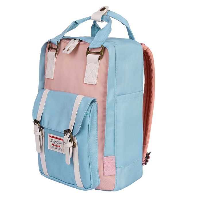 Rucsac scolar, casual, impermeabil, laptop, M, unisex, albastru