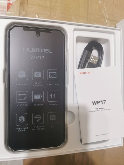 Telefon Oukitel WP17 8gb ram 128 rom. Nou!! Nu este Samsung, IPhone!