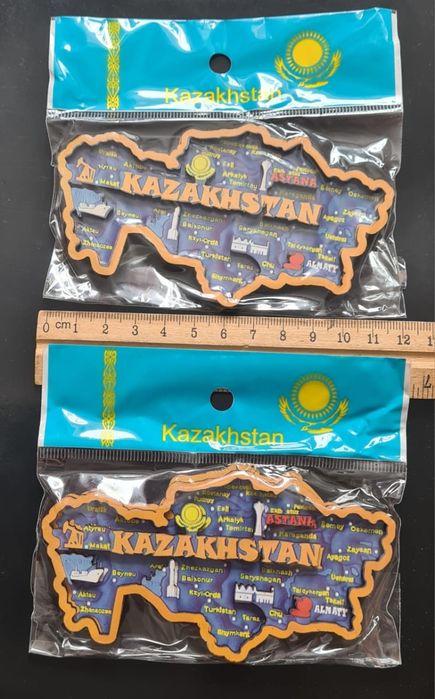 Магнитик карта Казахстана