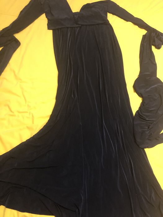 Rochie neagra, lunga, Goddiva, noua