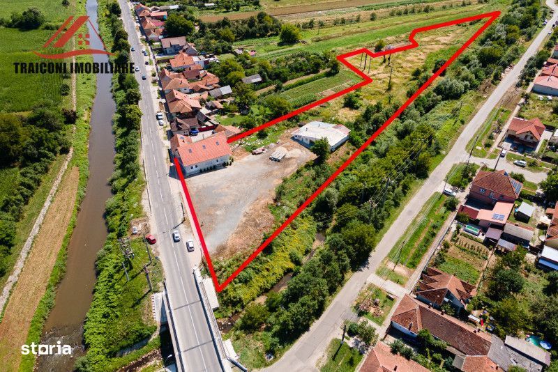 Cladire pensiune-restaurant cu hala si teren 7300mp, Faget ( Timis )