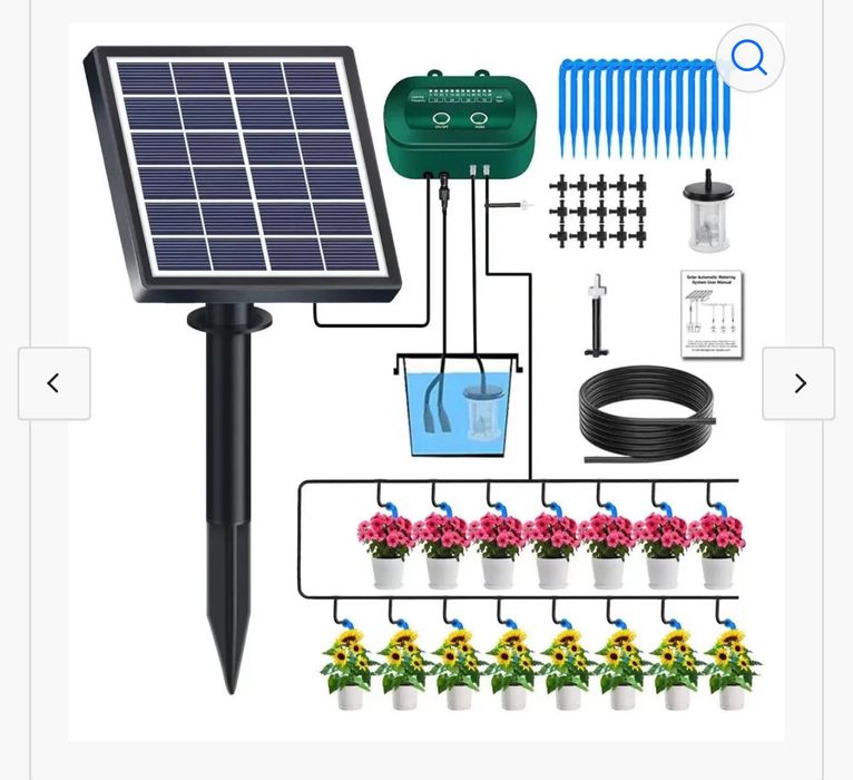 Соларна система за капково напояване