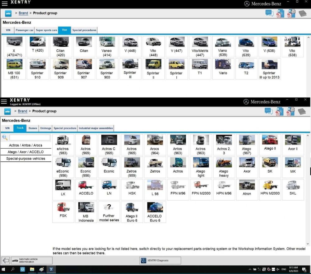 Tester/Diagnoza dedicata Mercedes/Smart C4+Dell cu softurile instalate