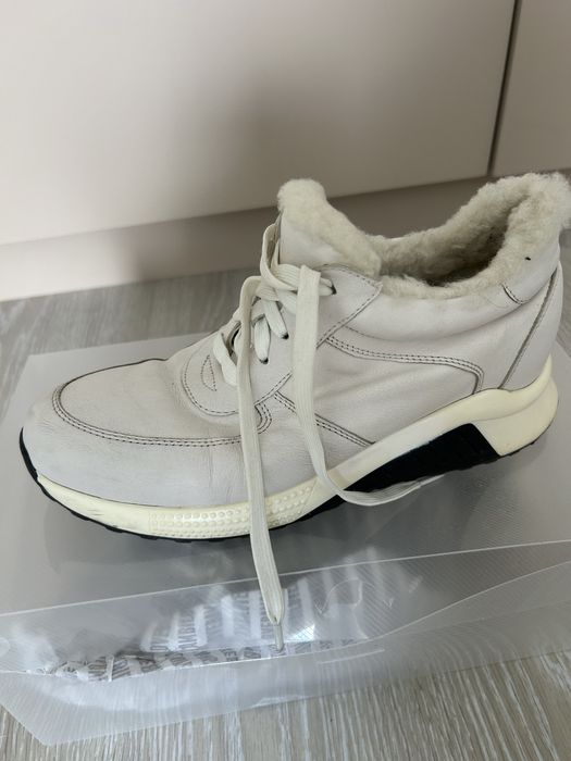 Кроссовки кожаные