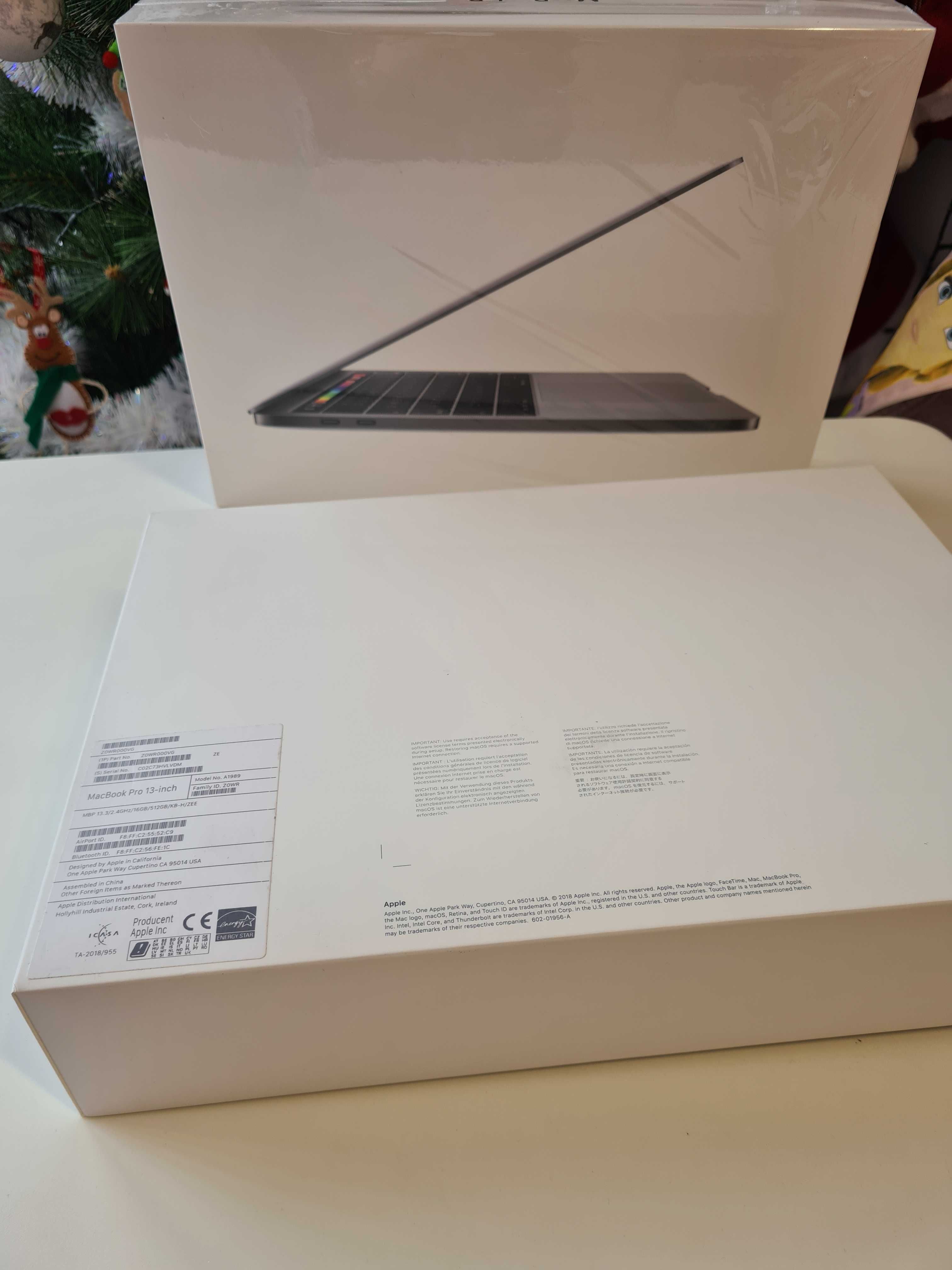 НОВ Apple Macbook PRO 13 2019 - 2020 I5 16GB 512GB SSD A1989