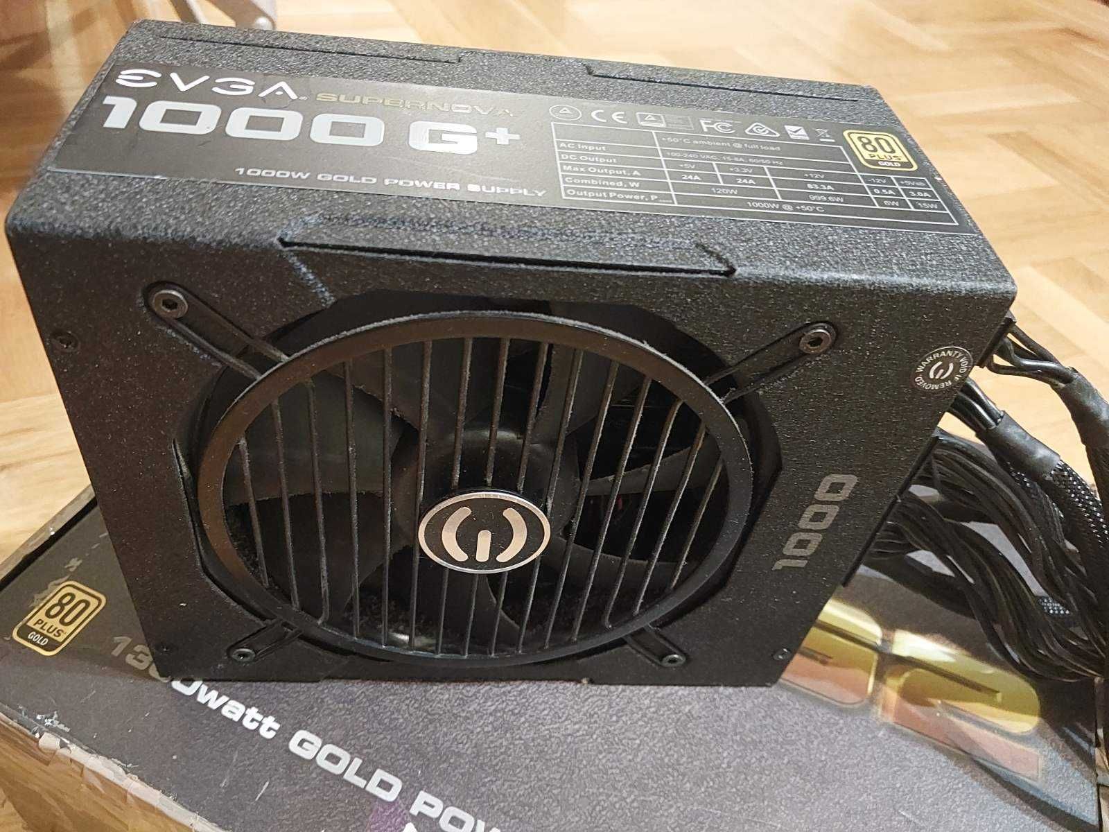 EVGA SuperNova 1000G+ , 80 Plus Gold - 1000W