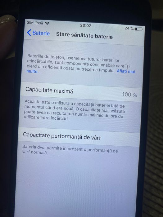 Iphone 6 64gb 100% sanatate baterie