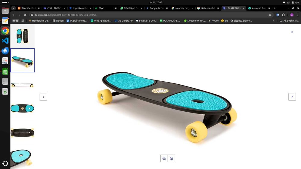 Skateboard Decathlon Play 100 Copii