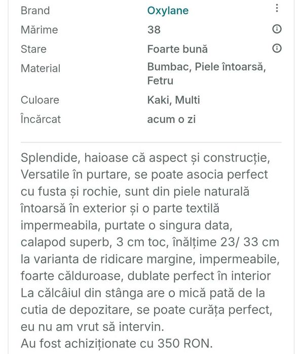 Ghete/ cizme femei,38, Oxylane Quechua
