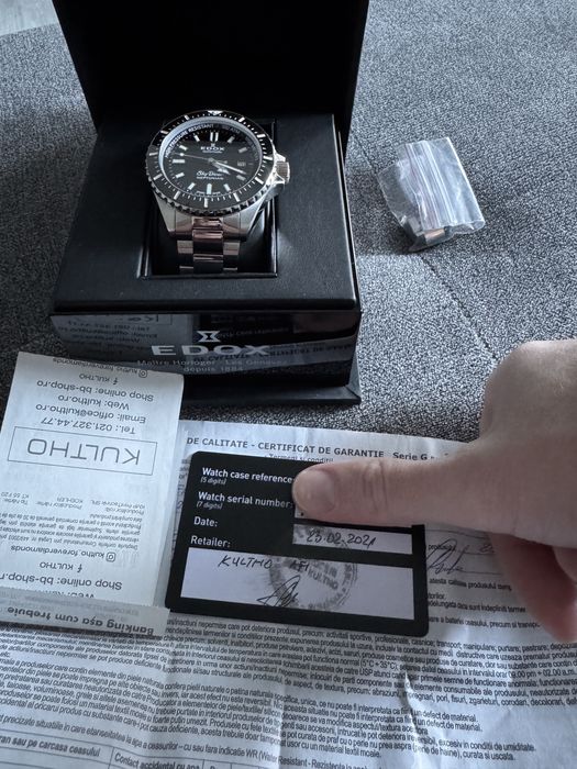 Ceas Edox Skydiver Neptunian