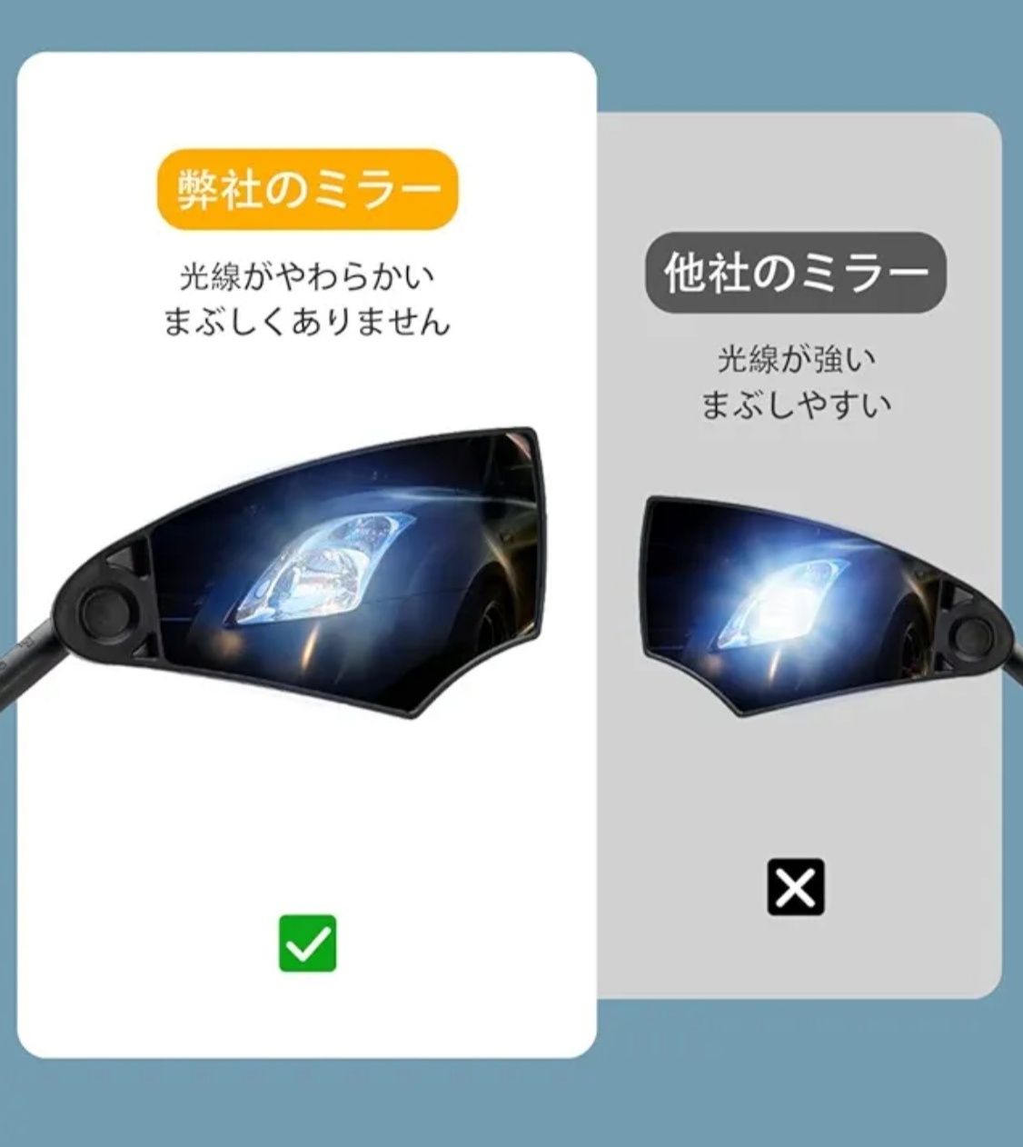 ROCKBRSO HD View Rearview Mirrors 360