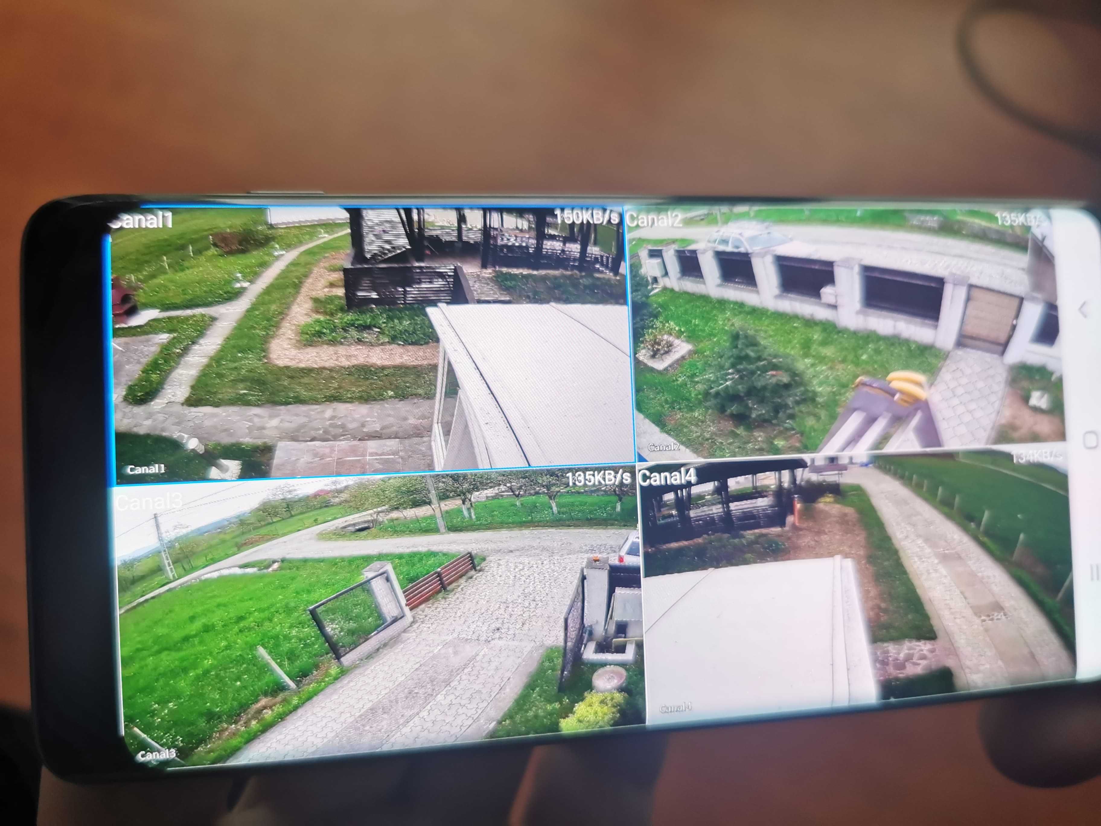 Sistem 4 8 camere supraveghere video Hikvision cu montaj in Alba Iulia