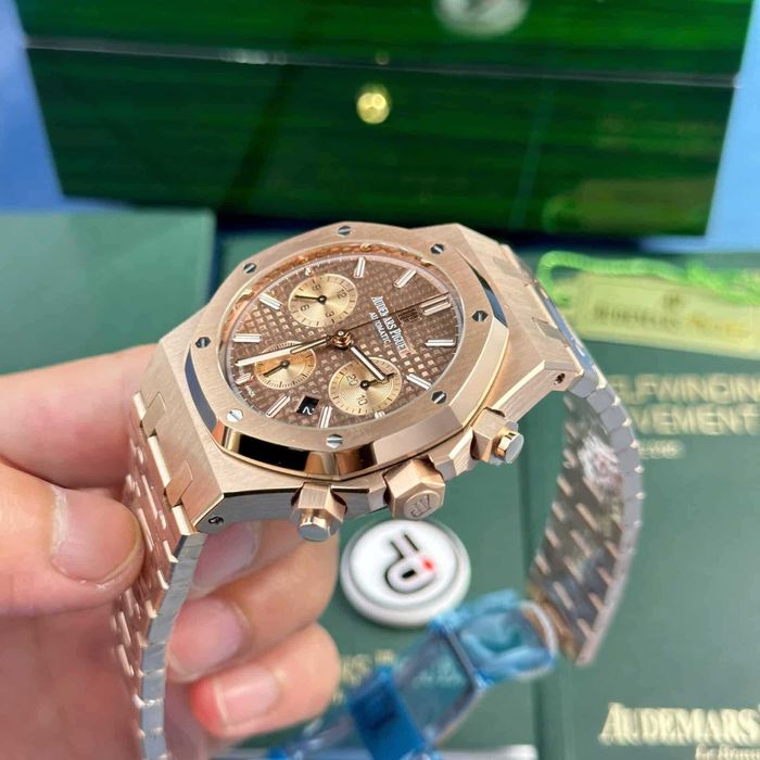 audemars piguet royal oak  злато/ кожа