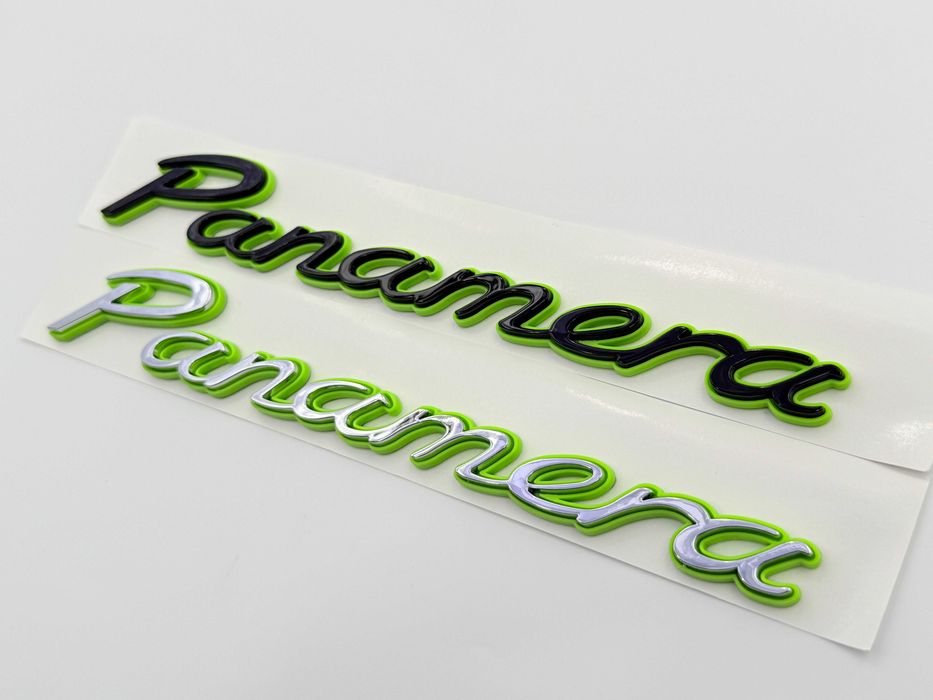 Emblema Compatibila PORSCHE Panamera Hybrid negru